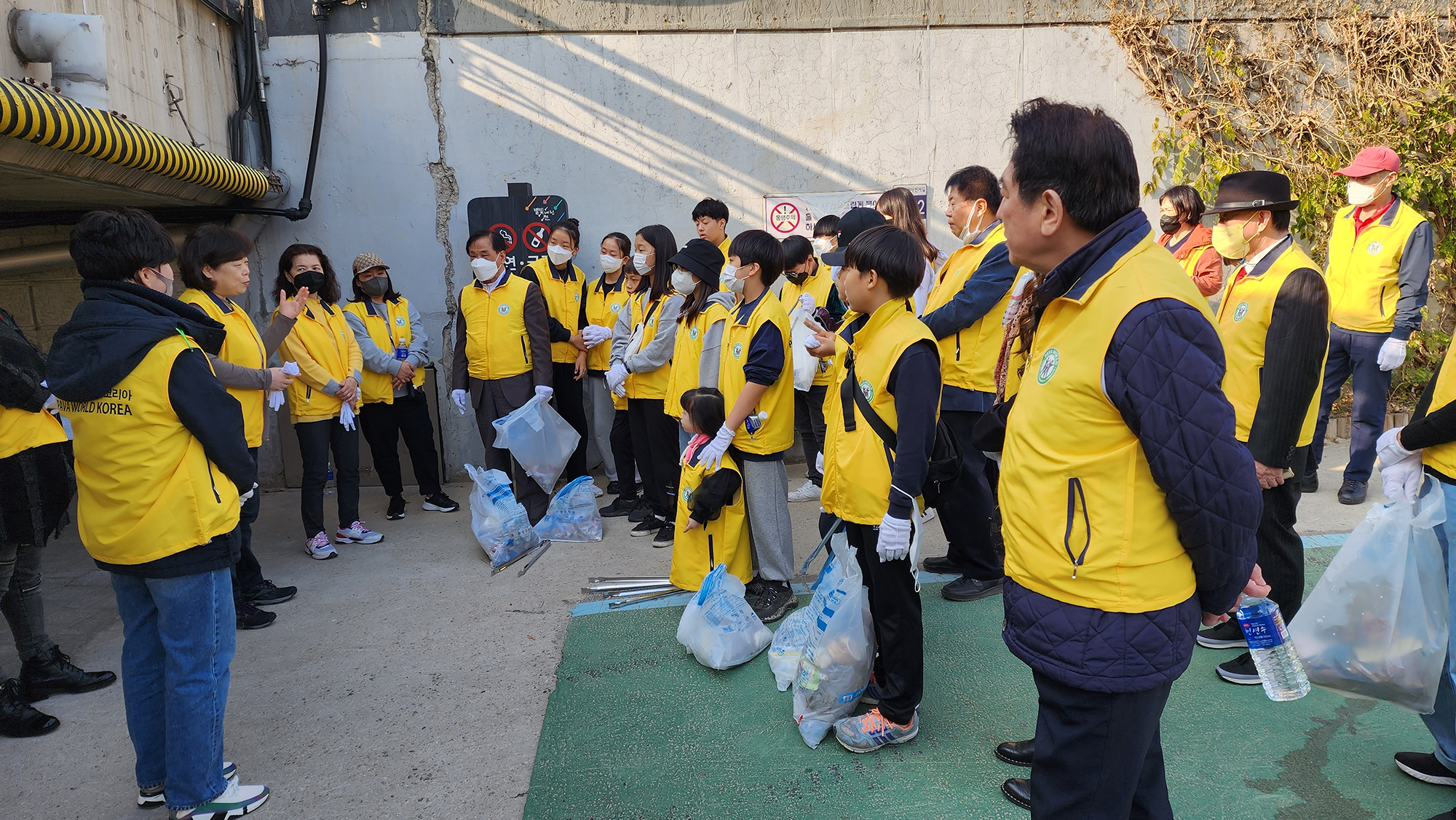 씨유리버 캠페인 현장
